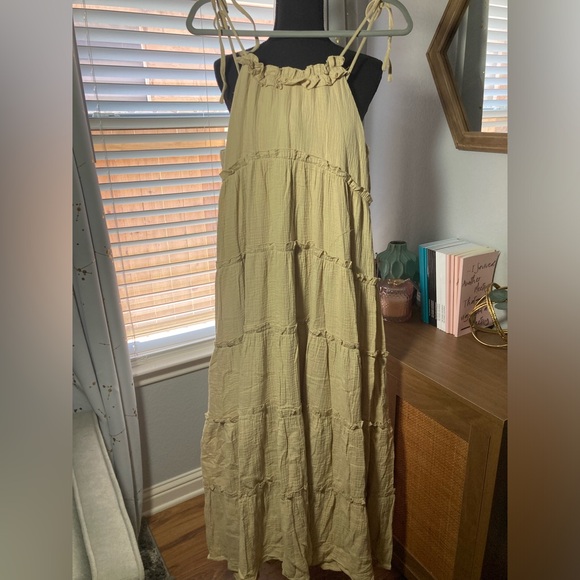 NWT CHARLIE HOLIDAY NATURAL SENORITA MAXI DRESS SIZE 6 or M - Picture 3 of 8